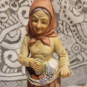 HOMCO Old Woman With Dog